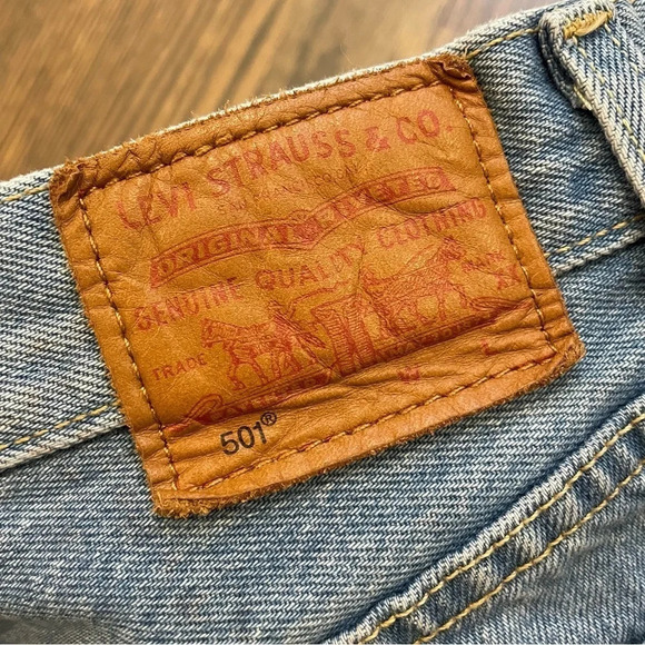 LEVI'S Premium 501 High Rise Short in Fault Line size 26 Style 56327-0012 - Picture 10 of 12